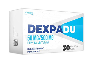 DEXPADU 50 MG /500 MG 30 FILM KAPLI TABLET